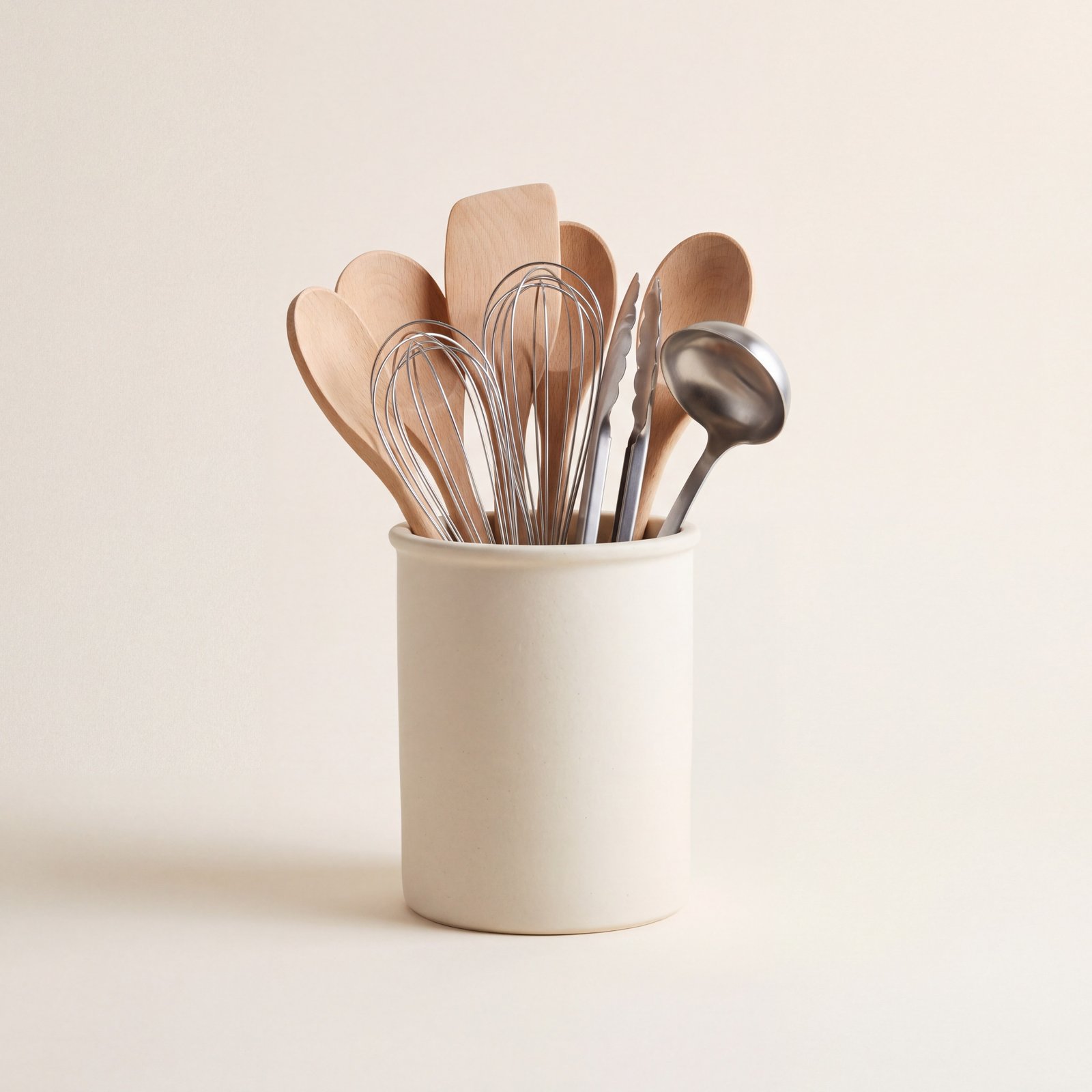 Stoneware Utensil Crock